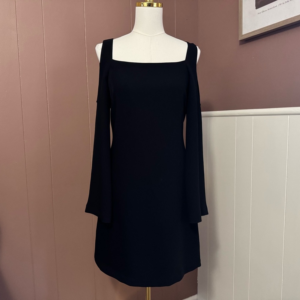 Bailey 44 Black Cutout Long Sleeve Cocktail Dress